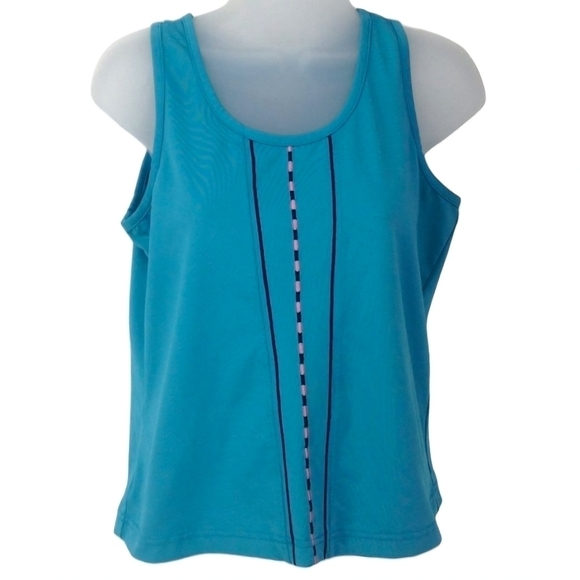 Bolle Sport Blue Workout Tank Top - Picture 1 of 6